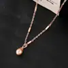 Collar de Perlas Femenino Lujo Ligero Nicho Simple Cadena para Clavícula Apilada de Gama Alta 2024 Nuevas Explosiones Cadena para el Cuello