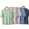 Camiseta de Manga Corta de Seda de Hielo para Niños Estilo Familiar Camiseta de Malla Transpirable de Verano para Niños Manga Corta de Secado Rápido Estilo Familiar