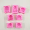 Una Variedad de Moldes de Silicona para Cabello de Muñeca DIY Arcilla Moldes para Cabello de Muñeca Versión Q Moldes de Silicona para Cabello Largo