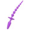 Tapón Anal de Cuentas de Silicona para Hombres y Mujeres, Artefacto para Desarrollo y Expansión Anal, Juguete Sexual de Estimulación Clitoriana Femenina