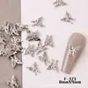 Novas Explosões Acessórios de Unha Usar Unha Unha Liga Oco Mini Borboleta Tridimensional Laço Joalheria Fábrica