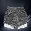 Conjunto Esportivo Masculino Calça de Corrida ao Ar Livre Fitness Verão Basquete Treinamento Secagem Rápida Regata Sem Mangas Roupa de Fitness para Corrida Noturna