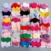 Accesorios Europeos y Americanos para el Cabello de Niños Set de Tres Piezas Donut Lazo Diadema de Nylon para Bebé Paquete de Tres