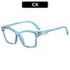 Gafas de sol cuadradas con montura simple, estilo casual europeo y americano, con espejo plano, antiluz azul, a la moda para hombres y mujeres.