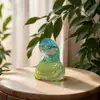 [Esmalte de Zibo] Decoración de Escritorio Simple y Creativa de Cobra de Cristal Artesanía Colorida para Atraer Riqueza Vidrio Hecho a Mano