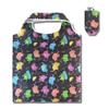 Bolsa de Compras Transfronteriza al por Mayor Portátil Plegable de Poliéster Impresa para Teléfono Móvil 190t En Stock Bolsa de Malla Ecológica