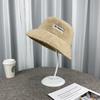 Sombrero de pescador para mujer, otoño e invierno, lana de cordero, estilo coreano, moderno, para hombre, cálido, estilo japonés, resistente al frío