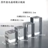 Suporte de Exibição Acrílico Transparente para Joias Bola de Cristal em Formato de Esfera Ornamento de Esfera Suporte de Exibição para Pérolas Minerais