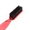 Salón de belleza especial galvanizado cepillo para cabeza de aceite de hombre mango de plástico múltiples colores opcionales cepillo limpiador de barba