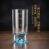 0,1kg Taça de Vinho Branco Vista da Montanha Azul Conjunto para Casa Decantador de Luxo Leve com Escala Vidro Espesso para Negócios Taça de Vinho