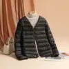Nueva colección de otoño e invierno: Forro interior 2026 corto, ligero y cálido para mujer, prenda exterior de moda ajustada estilo coreano
