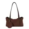 Bolso de Hombro Versátil Retro Europeo y Americano Bolso Tote Casual de Alta Calidad a la Moda Bolso de Mano Simple para Viajes Diarios