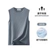 Chaleco de Verano para Hombre de Malla Hueca de Seda de Hielo Fresco Delgado Chaleco Ajustado Deportivo Casual Transpirable para Fitness para Hombre