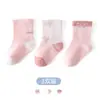 Calcetines de bebé de algodón con dibujos animados para pelo pequeño, calcetines de bebé de tubo corto, calcetines de moda para primavera y otoño, calcetines para niños, al por mayor