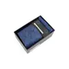 Caja de Regalo para Corbata Ropa Formal para Hombre Negocios de Gama Alta Boda Festividad Corbata de Seda de Poliéster Hecha a Mano de Gama Alta Corbata Personalizada para Hombre