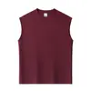 Ropa para Hombre Beijie Verano 2026 Nuevo Estilo Básico Chaleco Unisex Color Sólido Sin Mangas Camiseta Suelta Hombro Caído