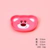 Plato de Comida y Juego con Estampado de Animales de Dibujos Animados Accesorios de Resina Pegamento de Crema Decoración de Imán para Refrigerador DIY Juguetes para Casa de Juego