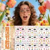 Pegatinas de Tatuaje de Pascua para Niños de Venta Caliente Transfronterizas, Pegatinas de Huevo, Pegatinas Impermeables para la Cara