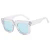 2023 Nuevas Gafas de Sol con Montura Redonda y Lente de Montura Multicolor Moda Personalidad Estilo y2k Hombres y Mujeres Retro Avanzado