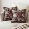 Funda de almohada vintage americana con diseño de bola de pelo y flores marroquíes para sala de estar, sofá, cojín geométrico