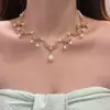 Collar de Perlas Retro Barroco para Mujer Lolita Elegante Cadena para Clavícula de Boda Estilo Palacio de Lujo Ligero Venta al por Mayor