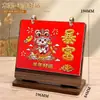 Novo calendário de mesa 2027, calendário planejador Ano do Carneiro, bloco de notas de mesa para trabalho de escritório, calendário decorativo, personalizável com logotipo