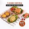 Caja de Empaque para Snacks Fritos Desechable Comida de Salón a Prueba de Aceite Cuerda Empaque para Papas Fritas Tamaño Grande Mediano Pequeño Caja de Barco de Papel Kraft