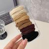 2025 Novo Elástico de Cabelo de Alta Elasticidade para Mulheres, Elástico de Cabelo Cor Café, Elástico para Rabo de Cavalo Alto, Elástico de Cabelo Durável, Acessórios de Cabelo, Sensação na Pele