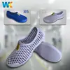 Zapatos Antiestáticos con Superficie de Malla para Trabajo en Taller de Purificación Libre de Polvo, Zapatos de Goma Antiestáticos Spu de Malla Transpirable con Etiqueta Amarilla Anti-Polvo ESD