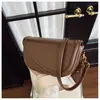 Bolsa Sela Cor Sólida Simples Transfronteiriça Feminina 2026 Nova Tendência Fashionável Retrô Casual Bolsa Transversal Elegante Bolsa de Ombro Único