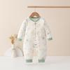 Macacão de bebê 40g acolchoado Um recém-nascido quente roupas acolchoadas no outono e inverno pijamas de algodão acolchoados roupas de escalada de bebê
