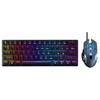 En Stock Entrega Rápida Teclado Mecánico de 61 Teclas Inalámbrico RGB Switch Azul Luz Mixta Ratón Macros Teclas para E-Sports Gaming Computadora