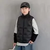 Chaleco de plumón de invierno para niños y niñas, estilo nuevo 2026, tallas mediana y grande, ropa exterior gruesa de invierno para niños, cálido, moderno