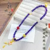 Pulsera Versátil de Amethyst Rosa con Mariposa, Pulsera de Calabaza Dorada Original Método Antiguo para Atraer Riqueza con Dos Círculos de Amatista