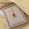 Colar para Mulheres, Simples e Moderno, Pingente de Aço Titânio Galvanizado, Design de Nicho, Luxo Discreto, Sensação de Alto Padrão, Estilo de Luxo Discreto, Corrente para Clavícula Dourada