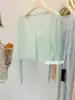 Cardigan de Malha Fina de Seda Gelo para Proteção Solar Feminino, Jaqueta Curta, Peça de Roupa Externa, Cobertura para Ar Condicionado, Preto