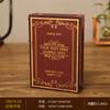 Decoração de livro falso retrô estilo europeu estante de livros de estudo modelo de sala decoração suave Adereços de fotografia para cinema e televisão caixa de livro falso