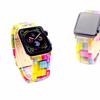 Directo de fábrica para Apple 38-40mm 42-44mm reloj con banda de resina de tres cuentas