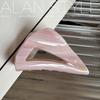 Alian estilo nuevo acetato estilo coreano ins pinza de presión triángulo moda hueca pinza de tiburón clip para la parte trasera de la cabeza femenina accesorios para el cabello