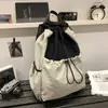 Mochila Ligera para Hombres y Mujeres, Bolso Escolar de Estudiante con Cierre de Cordón, Mochila para Deportes al Aire Libre y Montañismo, Mochila de Pesca y Viaje de Nicho