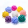 Bolinha de Banho Pequena Cor Mista Espumante Colorida Flor de Banho Fofa Venda Direta da Fábrica Material de Malha de PE Não Desmonta Flor de Toalha de Banho