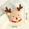 Accesorios Originales para Cabeza de Muñeca de Navidad Libo Peluche Dibujo Animado Reno Broche de Árbol de Navidad Relleno de Algodón para Muñeca