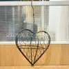 Nido de Pájaro Corazón Personalizado, Práctico, Portátil, Moderno para Exteriores, Decoración de Jardín para Exteriores