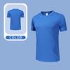 Camiseta Masculina de Corrida Fitness de Manga Curta de Secagem Rápida Transfronteiriça Estampa de LOGO Camiseta Publicitária Gola Redonda Manga Curta Roupa de Trabalho