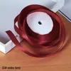 Fita de Cetim Transfronteiriça de 1cm, Fita Decorativa para Caixas de Presente, Fita para Laços, Fita de Cetim, Fita de Seda, Direto do Fabricante no Atacado