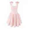 Vestido Rosa de Suspensório Mini com Laço para Mulheres Verão 2025 Estilo Europeu e Americano 7555