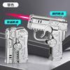 Nuevo Encendedor de Pistola Plegable Giratorio Genial de Punta de Dedo a Prueba de Viento Regalo para Novio Creativo Divertido Descompresión Venta Directa de Fábrica
