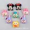 Accesorios para el cabello de Minnie, conejito, oso, bricolaje, para niños, clip de pico de pato, material para pendientes, crema, pegamento, funda para teléfono móvil, accesorios
