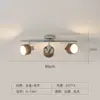 Focos de superficie vintage color crema estilo francés para uso comercial en tiendas, Luces de pared de fondo LED para sala de estar y comedor, Rieles de luz retro