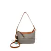 Bolsa de ombro feminina com design de nicho estilo coreano, bolsa vintage tipo bolinho, nova bolsa trançada da moda, bolsa transversal de grande capacidade para o dia a dia